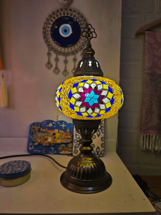 Large Mosaic Table Lamp