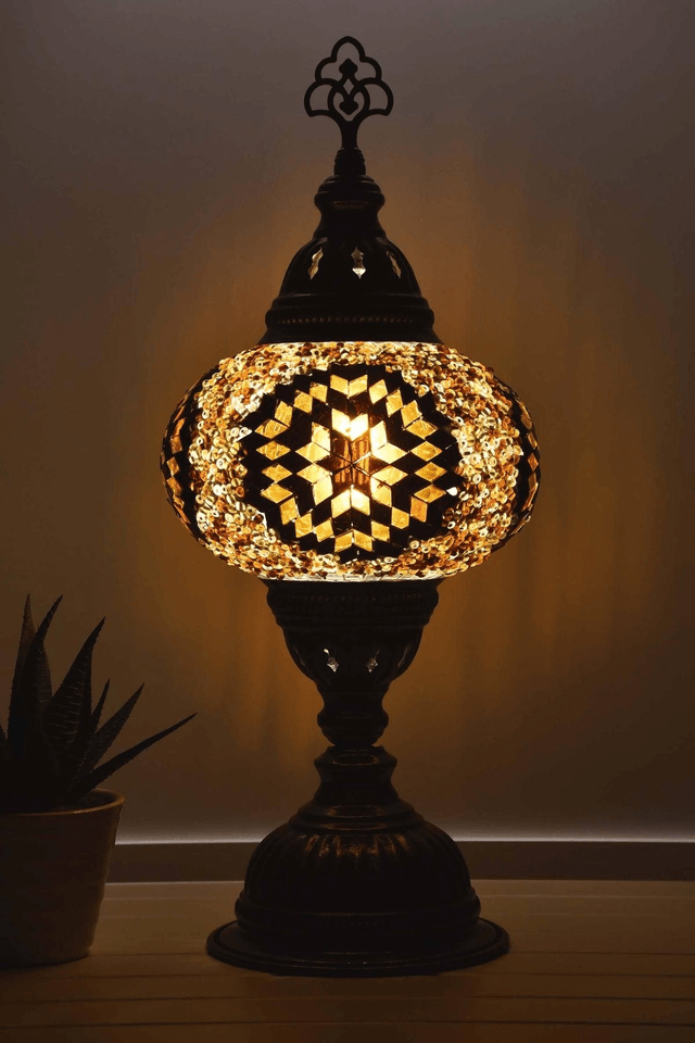 Large Mosaic Table Lamp