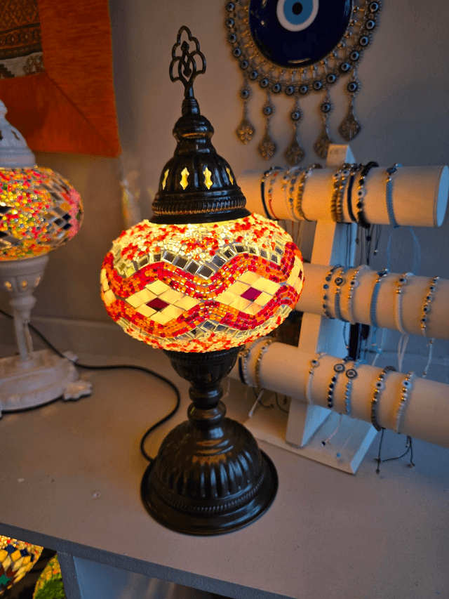 Large Mosaic Table Lamp
