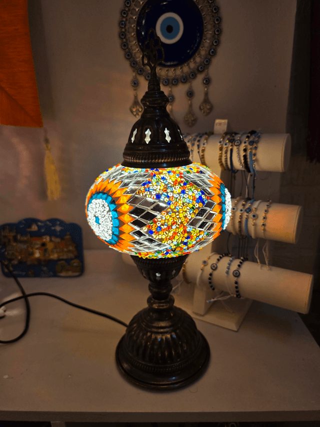 Large Mosaic Table Lamp