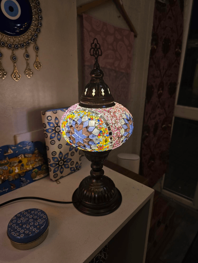 Large Mosaic Table Lamp