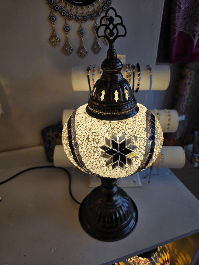 Large Mosaic Table Lamp