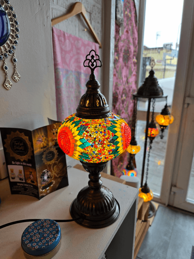 Large Mosaic Table Lamp