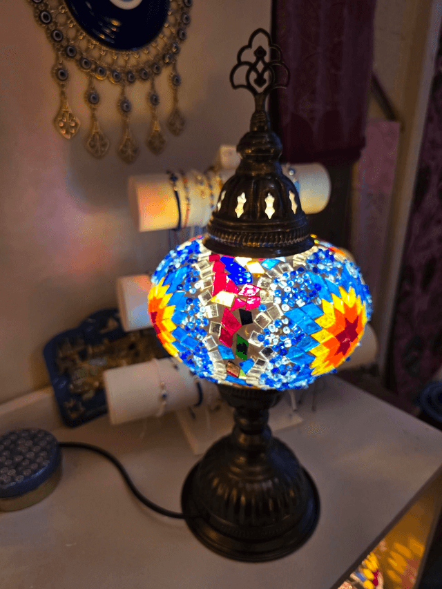 Large Mosaic Table Lamp