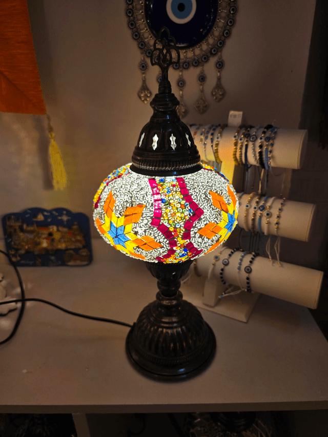 Large Mosaic Table Lamp