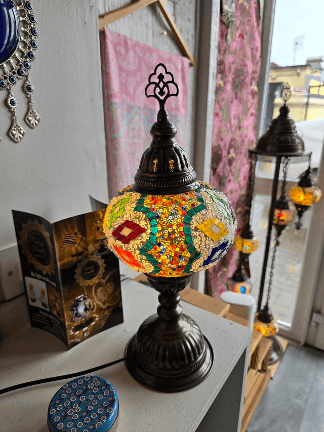 Large Mosaic Table Lamp
