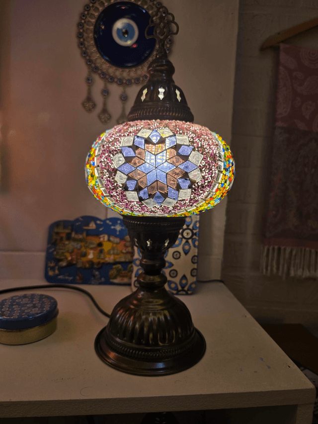 Large Mosaic Table Lamp
