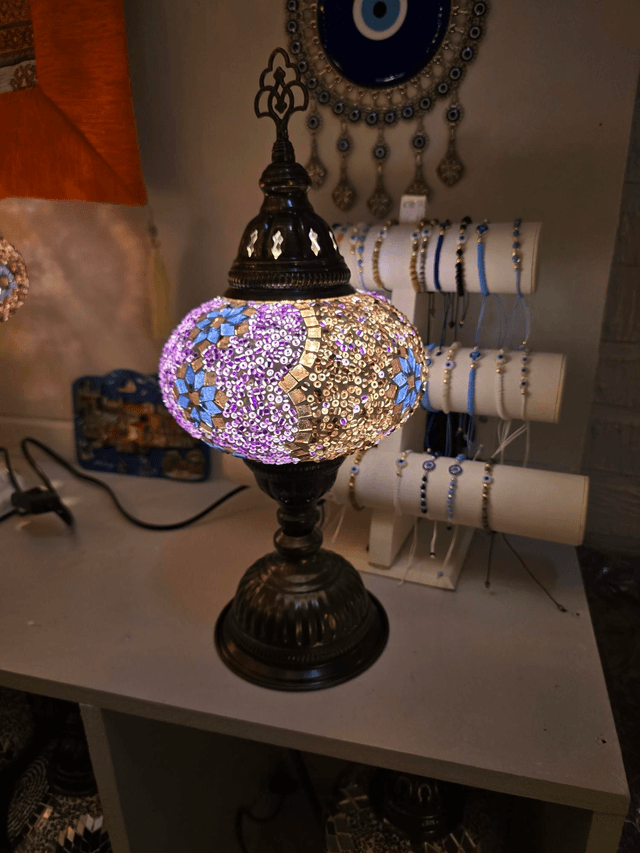 Large Mosaic Table Lamp