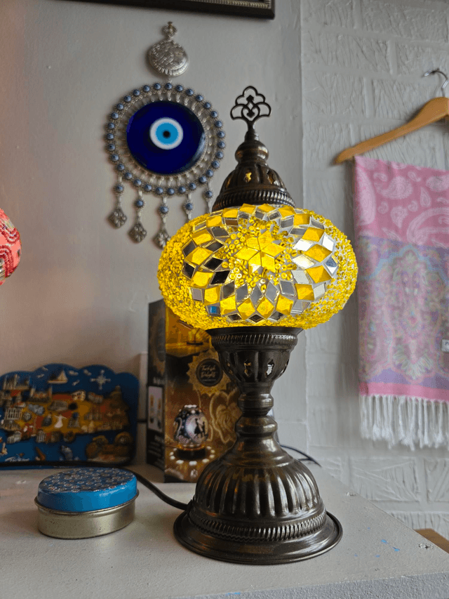 Large Mosaic Table Lamp