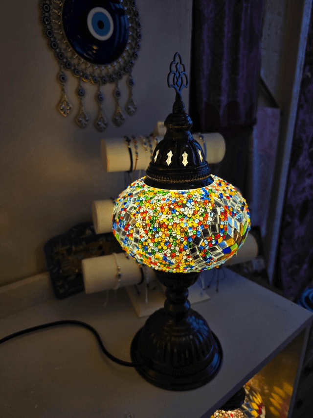 Large Mosaic Table Lamp