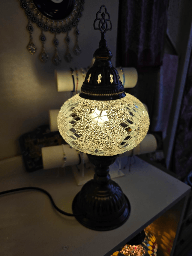 Large Mosaic Table Lamp