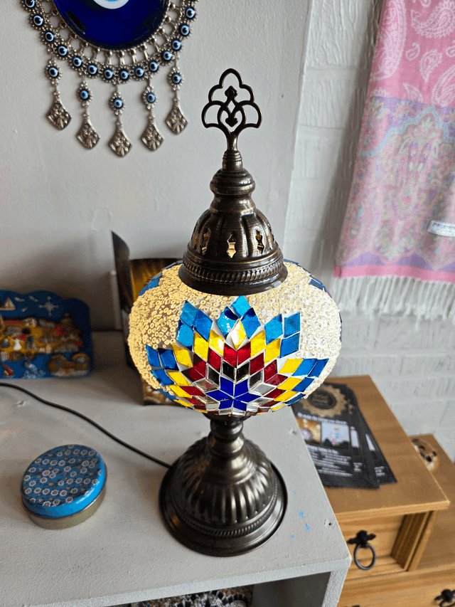 Large Mosaic Table Lamp