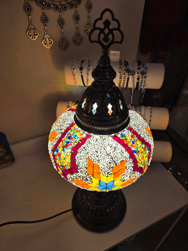 Large Mosaic Table Lamp