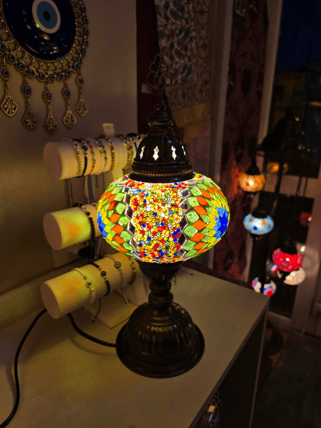 Large Mosaic Table Lamp