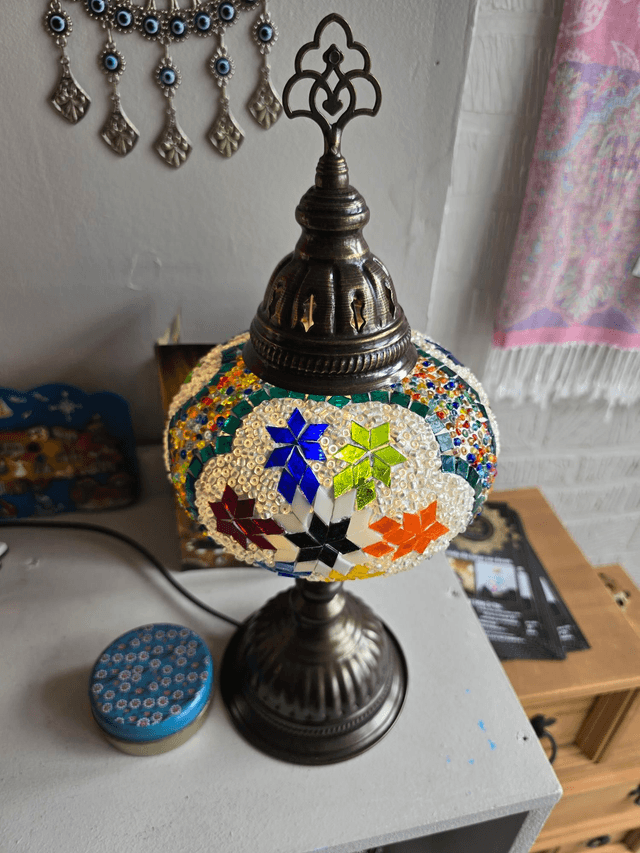 Large Mosaic Table Lamp
