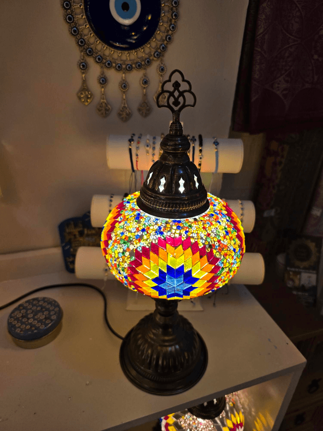Large Mosaic Table Lamp