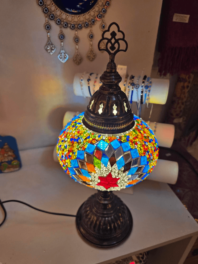 Large Mosaic Table Lamp