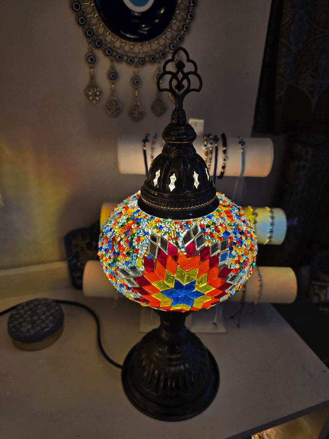 Large Mosaic Table Lamp