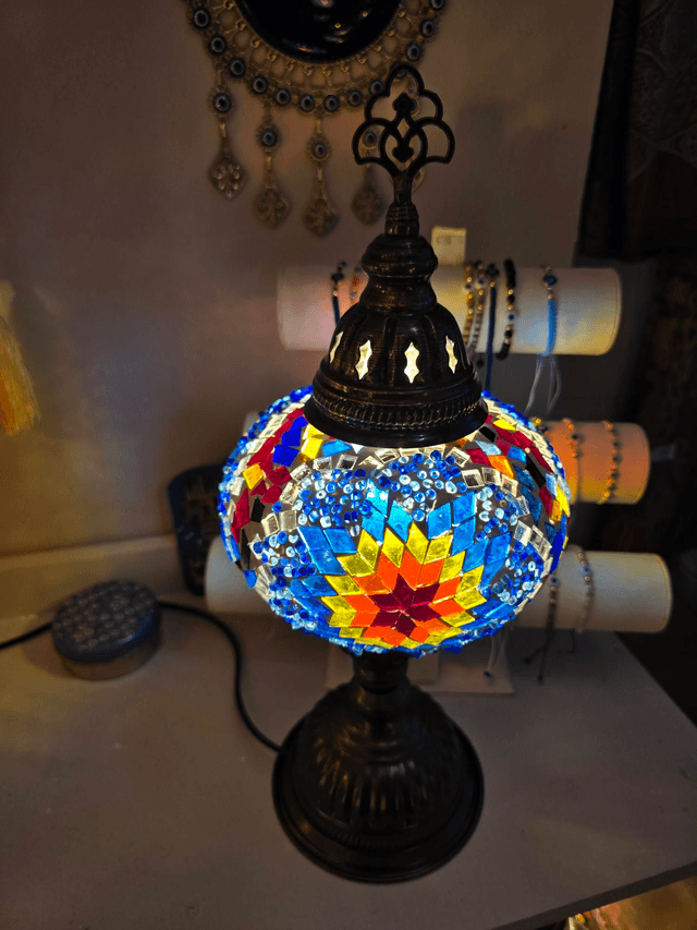 Large Mosaic Table Lamp