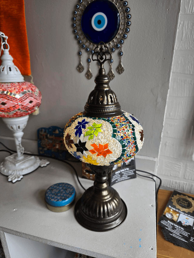 Large Mosaic Table Lamp