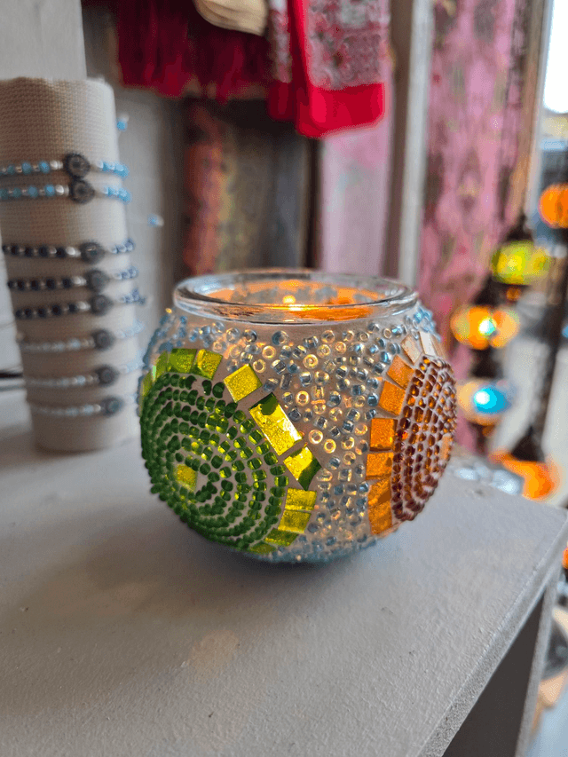 Mosaic Candle Holder