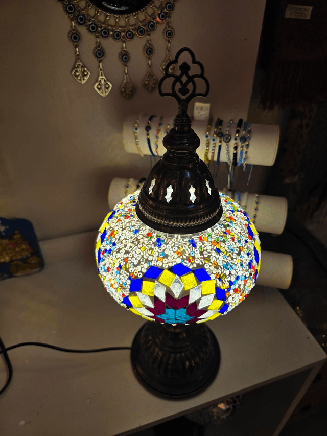 Large Mosaic Table Lamp