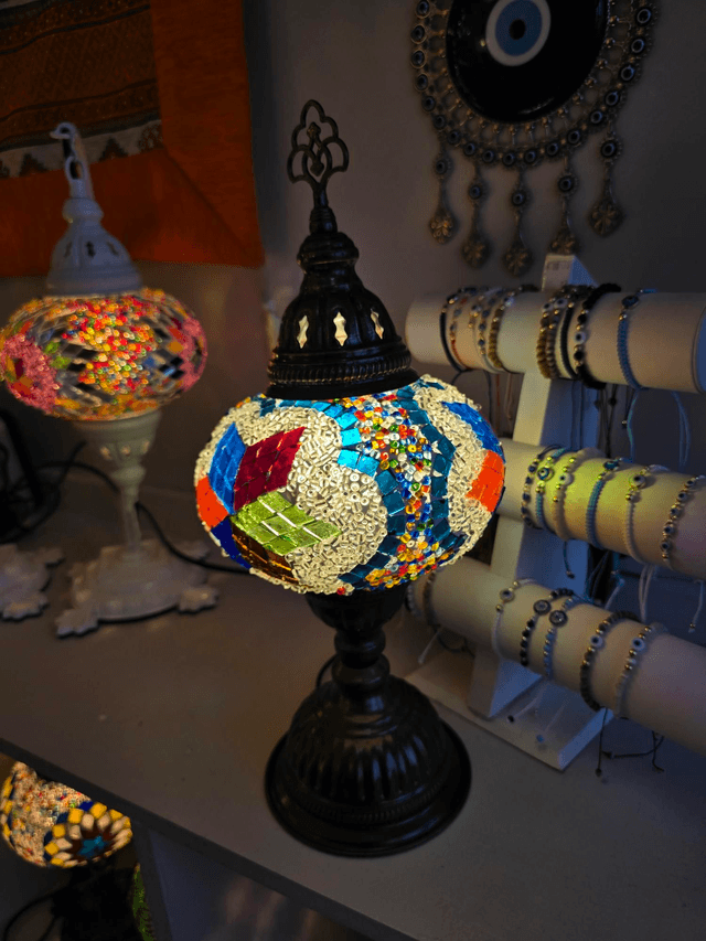 Large Mosaic Table Lamp