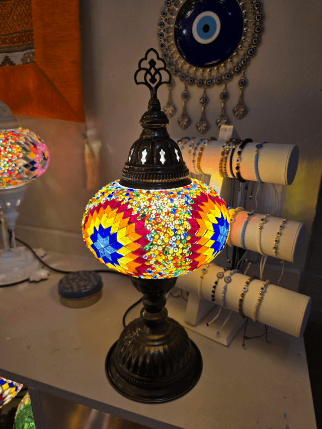 Large Mosaic Table Lamp