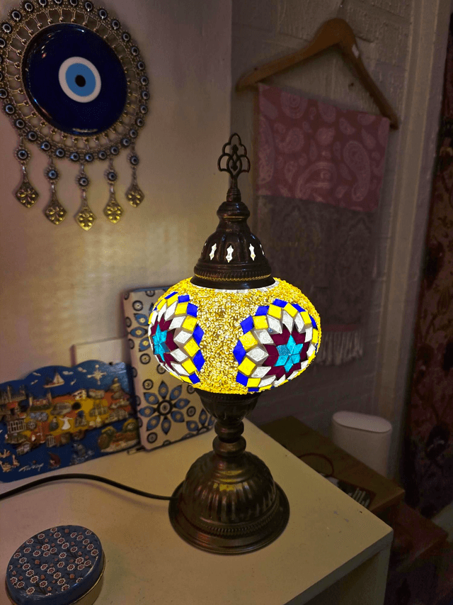 Large Mosaic Table Lamp