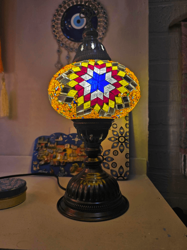 Large Mosaic Table Lamp