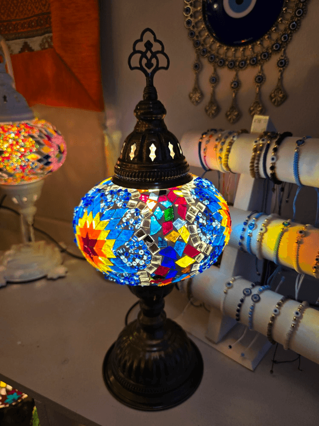 Large Mosaic Table Lamp