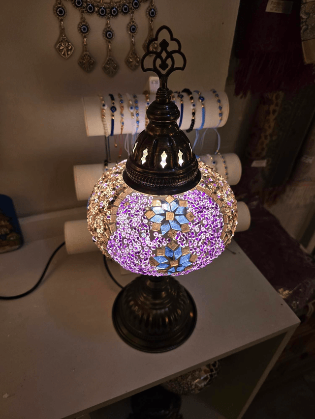Large Mosaic Table Lamp