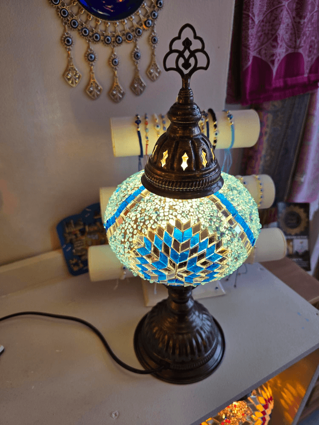 Large Mosaic Table Lamp