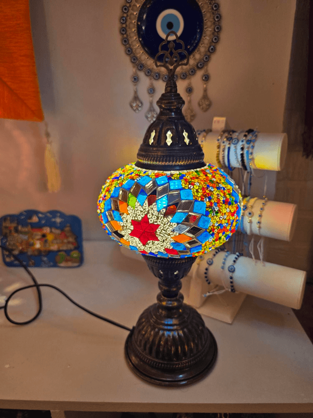 Large Mosaic Table Lamp