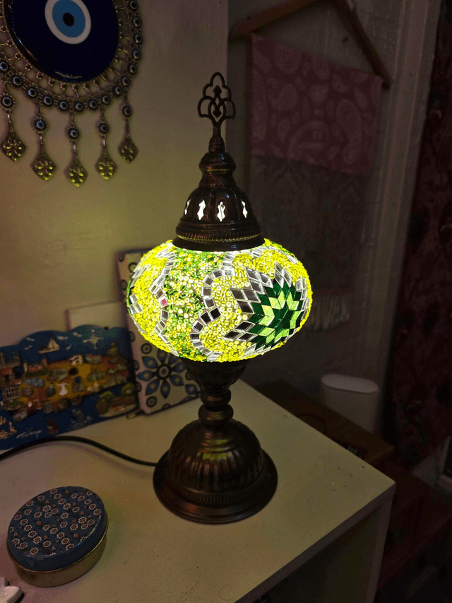 Large Mosaic Table Lamp