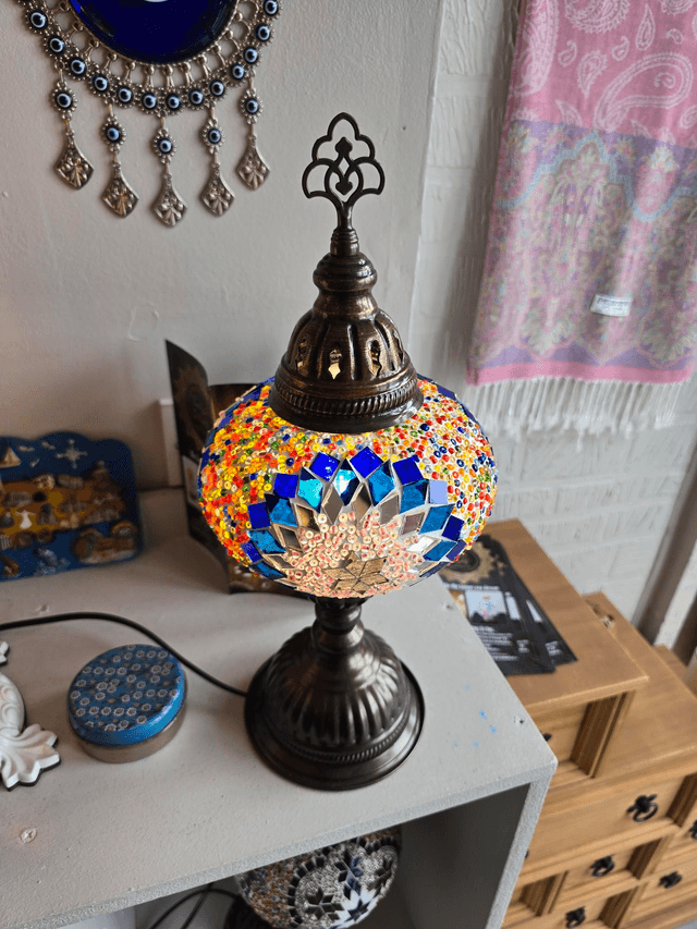 Large Mosaic Table Lamp