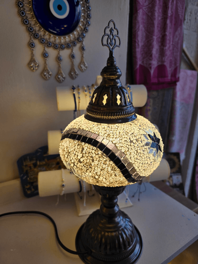 Large Mosaic Table Lamp