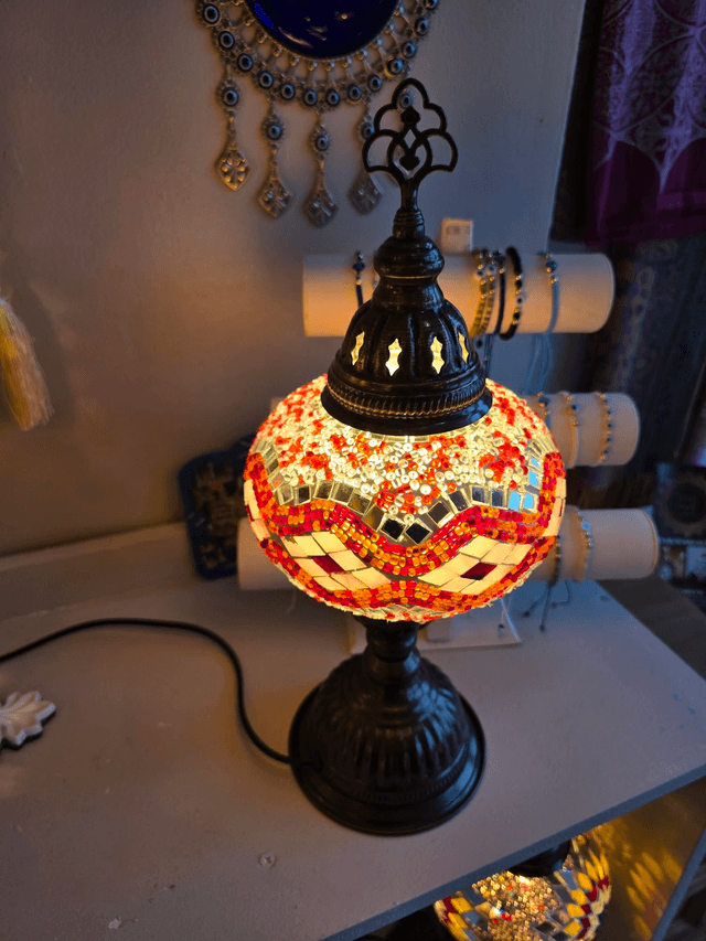 Large Mosaic Table Lamp