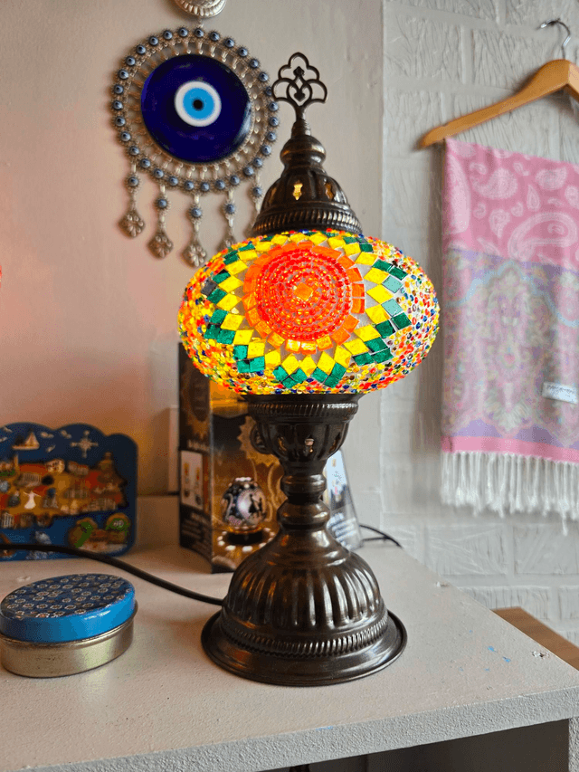 Large Mosaic Table Lamp