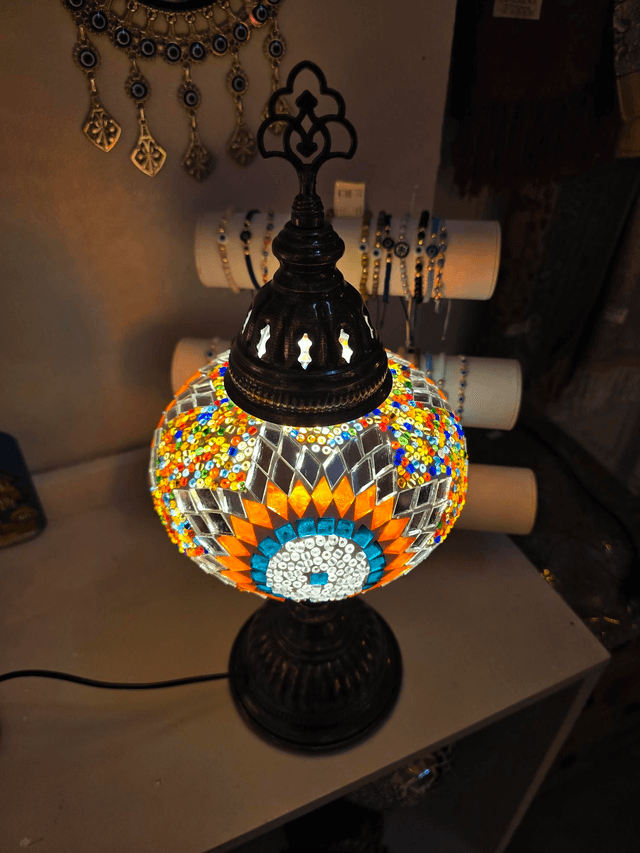 Large Mosaic Table Lamp