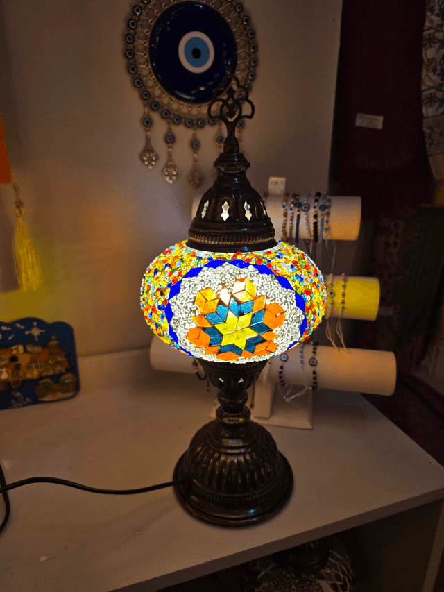 Large Mosaic Table Lamp