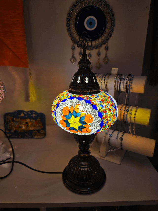 Large Mosaic Table Lamp