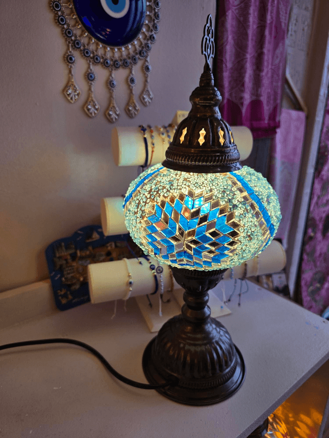 Large Mosaic Table Lamp