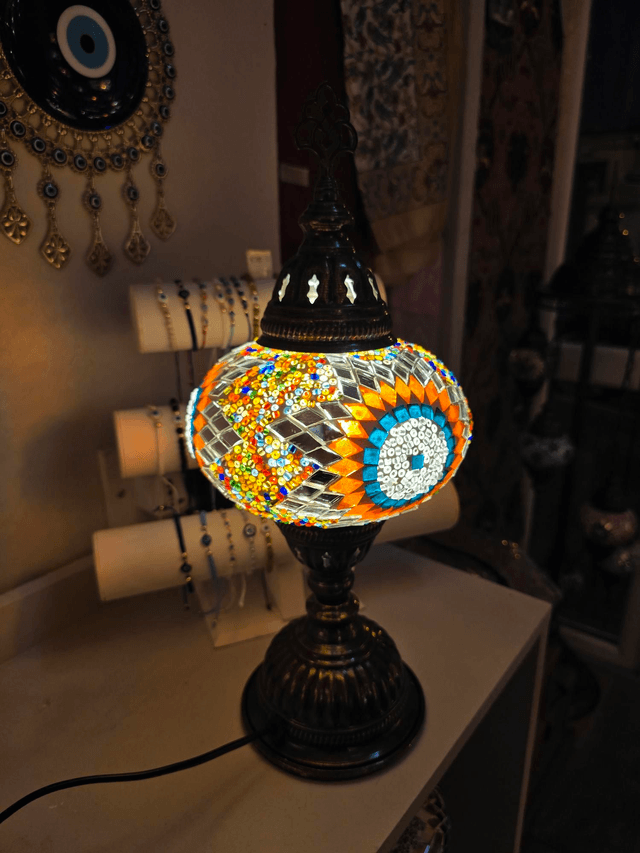 Large Mosaic Table Lamp