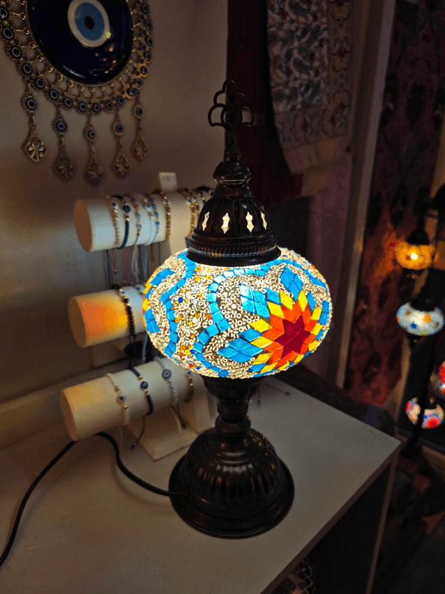 Large Mosaic Table Lamp 