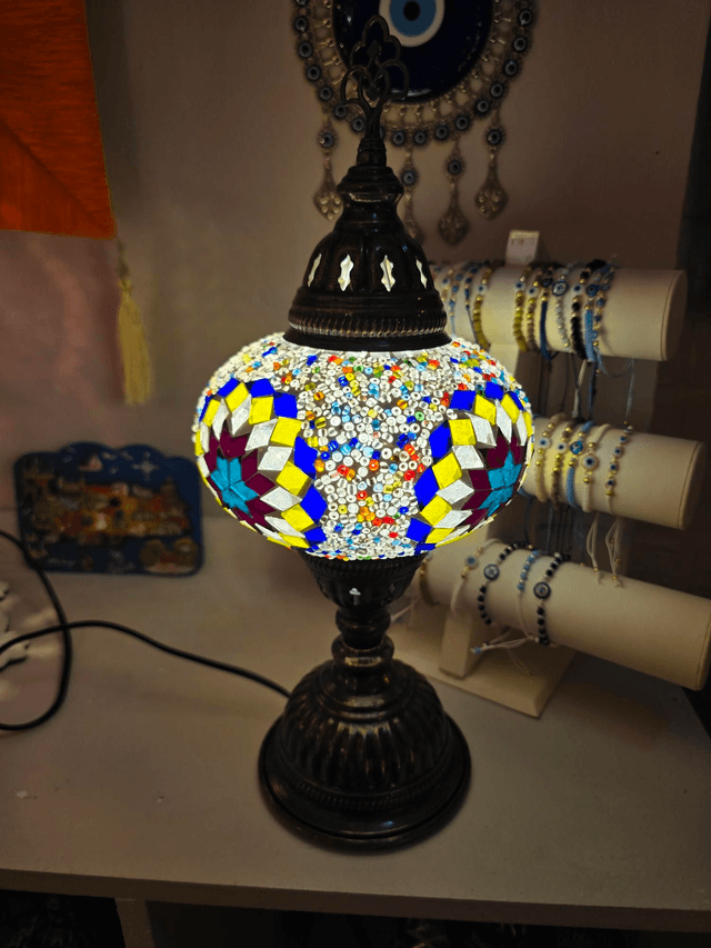 Large Mosaic Table Lamp