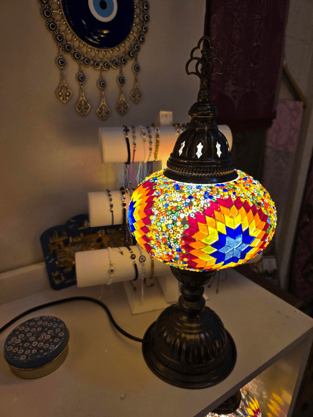 Large Mosaic Table Lamp