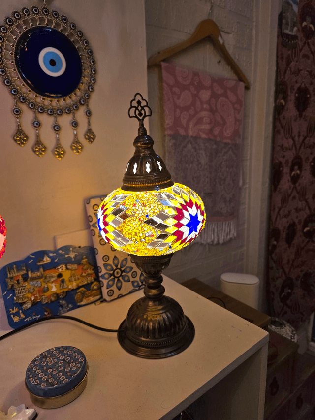Large Mosaic Table Lamp