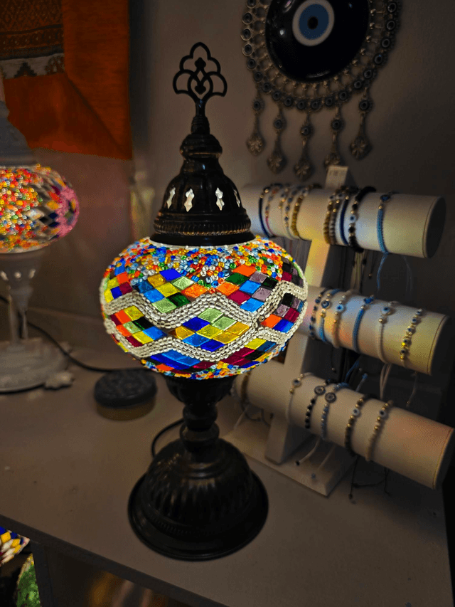Large Mosaic Table Lamp 