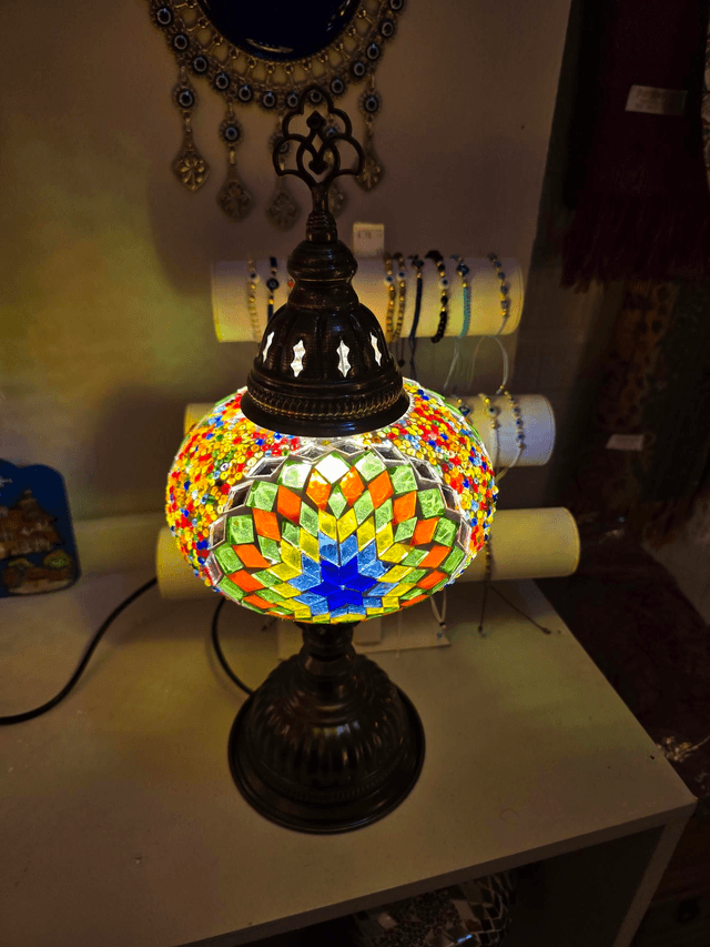 Large Mosaic Table Lamp